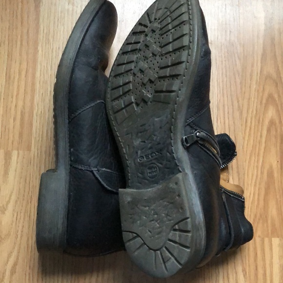 Geox Black boots with side zipper - Picture 4 of 5